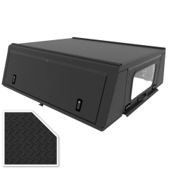 Alu-Cab Canopy Adventure 3 Hilux 05-16 D-Cab Black/tread