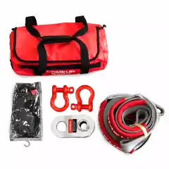 En komplett bag med det meste du trenger dersom du må frem med vinsjen. Denne bag'en innholder kastebokk, hansker, sjakler, stropper – alt i en oppdatert og kraftig PVC-bag.