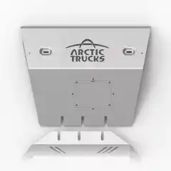 Med skliplate og understells-beskyttelse fra Rival 4×4 Accessories er du trygg på at undersiden av bilen er beskyttet mot det meste. Dette er det du trenger for å beskytte motor og radiator under bilen.<br><br>Elementene er laget av 6 mm tykke aluminiumsplater som er forsterket med utpressende vulker. I tillegg er det lufte- og drenerings hull så man får vekk uønsket skit som kan legge seg over platene etter turen uti terrenget.<br><br>Dette er første del som beskytter radiator fra skader nedenfra.<br><br><strong>OBS!! Passer ikke med original plate nr. 2. Den må erstattes med <a href="https://arctictrucks.no/produkt/rival-skliplate-del2-for-toyota-land-cruiser-150/">RIV2333.5784.1.6</a> eller fjernes</strong><br><br> 