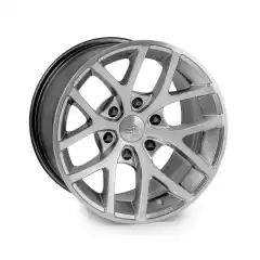 Vår nyutviklede Arctic Trucks aluminiumsfelg til AT35, derav navnet <em>Dernier</em>, som er et synonym til <em>oppdatert</em>. Dernier har korrigert innpress for å passe våre ombygginger med større skjermbuer.<br><br>Dernier finnes i to overflate utførelser i tillegg . Sort matt eller gunmetal og maskinfrest front – den kalles HDF (Hyper Dark)