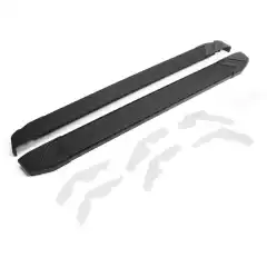 Stigtrinn fra Rival 4x4 laget i profilert aluminium med plastbeskyttelse på hver ende. Robust stigtrinn i "original" utførelse.<br><br>NB! Stigtrinn leveres UTEN braketter, må bestilles i tillegg.