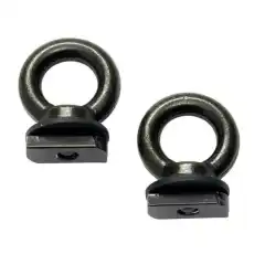 Ekstra sikringspunkter som monteres enkelt i T-sporet.<br><ul><br> 	<li>Robust stålkonstruksjon</li><br> 	<li>Leveres i par</li><br> 	<li>Kompatibel med LockNLoad-stativ</li><br></ul>