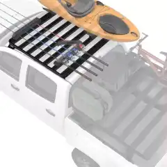This 1358mm long full-size Slimline II cargo roof rack kit contains the Slimline II Tray, Wind Deflector and 2 Foot Rails to mount the Slimline II Tray to your 2013+<br><br>Les mer om: <a href="https://www.frontrunneroutfitters.com/en/be/warranty" target="_blank" rel="noopener noreferrer">Front Runner Limited Lifetime Warranty</a><br><br><hr /><br><br>NB! Takgrinden selges uten toppgrind<br>Overflate: Sort pulverlakk