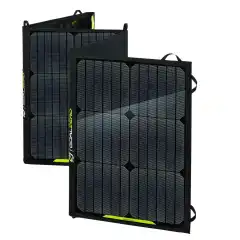 <strong>Bærbar, robust og kraftig!</strong> Goal Zero's 100 watt brettbare solpanel er designet for å få ned vekten som hovedmål. Lettvekst solceller er perfekt for mobile basecamps eller die-hard eventyrere. Med innebygde ladekabler til Sherpa Power Banks og Goal Zero Yeti Portable Power Stations, kan dette panelet kobles i kjede med flere andre solceller for å oppta mest mulig solenergi.<br><br><strong>Hva kan Nomad 100 lade?</strong><br><br>Solcellen har ingen batteri selv, så all energi den produserer må lagres på en ekstern batteri løsning. Kobles enkelt til en bærbar batterienhet. Nomad 100 anbefales for opplading av Goal Zero Yetis.