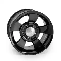 Felgen som brukes på våre AT35 ombygg for Toyota Land Cruiser 200 serie.<br><br>Størrelse: 17x10<br>Innpress: -08<br>Farge: Sort glans