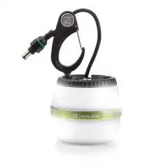 Kraftig LED camplys på hele 350 lumens, med justerbar lampeskjerm som endrer lysbilde fra indirekte til fokusert leselys. Lampen har to lysstyrker high og low. Den har dessuten en integrert lagring av ledningen slik at det ikke blir kaos der du oppbevarer dem. Passer perfekt til batteripakkene Sherpa 50 &amp; 100 Power Packs eller Yeti Power Station ved å bruke original ledning, eller kan kobles til bilens 12V sigarettenner.<br><br>Henges opp med en innebygget karabinkrok eller magneter på toppen av lampen, dermed kan den henges opp nærmest overalt. Skrur man av baklokket på lampen finner du 240cm ledning rullet opp inni lampen.<br><br>Kan kjedekobles i serie opp til 8 lamper.