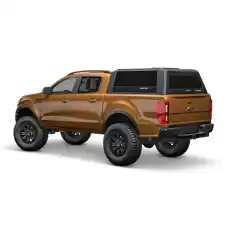 Plantoppen RSI Smart Canopy fra Australia er estetikk og robusthet i én og samme topp. Den har detaljer som glassvindu med integrert luke i sidene, bremselys, lufting i taket, lasteskinner på taket – alt laget i rustfritt stål, med sort pulverlakk.<br><br><strong>Tillatt taklast:</strong><br>Dynamisk 150 kg<br>Statisk 349 kg<br><br><strong>Ford Ranger</strong><br>2012 - 2022<br>Sort matt