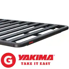 Robust takrack i aluminiumsprofil fra Yakima – kraftig utseende samtidig som den er lav-profil og lett. Lock’nLoad’s lave montering gjør at plattformen ser bra ut på 4WD biler som er med på tur og eventyr.<br><br>Alle Yakima plattformene er basert på samme tekniske løsning og de kan enkelt monteres om hverandre, vi har kun anbefalt hvilken bilmodell i forhold til bredde og lengde, selv om de går om hverandre på de samme festene. Trenger du en bredere eller lengre plattform må du sammeligne målene og velge utifra mål.<br><br><strong>Det er 2 alternativer for montering på bil: Yakima Ruggedline eller monteringsskinne og fotsett.</strong><br><br><style><br>	.bruksanvisning-button {</p><br><p>		background-color: rgb(0,111,202);<br />		color: white;<br />		border: none;<br />		cursor: pointer;<br />		padding-top: 5px;<br />		padding-left: 8px;<br />		padding-right: 8px;<br />		padding-bottom: 5px;<br />		border-radius: 10px;</p><br><p>	}<br /></style><br><br><a href="https://media.yakima.com.au/public/catalog/product/8/0/8000337_4.pdf" target="_blank" rel="noopener"><button class="bruksanvisning-button">Bruksanvisning</button></a><br><br><strong>OBS! PLATFORMEN LEVERS FERDIG SAMMENSATT</strong>