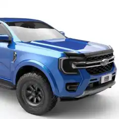 Unngå steinsprut i lakken og hold frontruten lenger ren. Panserbeskytter til din bil er en enkel måte å forlenge bilens levetid på.<br><br>Ingen boring eller endring av panseret trengs. Monteres enkelt med små strammeklips rundt panserkanten som klemmer mot en gjennomsiktig klistrelapp som limes der klipsene står.<br><br><strong>Passer også til Ford Ranger Raptor</strong>