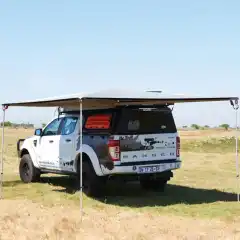 To styk stenger som kan brukes til å avstive <a href="https://arctictrucks.no/?post_type=product&amp;s=Alu-Cab+270°+ShadowAwning+">Alu-Cab 270° ShadowAwning</a> markisen for ekstra støtte ved behov. Typisk om du skal til Island så kan det være greit å sikre markisen noe mer enn du er vant med her hjemme!<br><br>PS! Du trenger popnagel-tang for å montere på opphengsbøylene. Alt er ferdig boret og klart for montering.