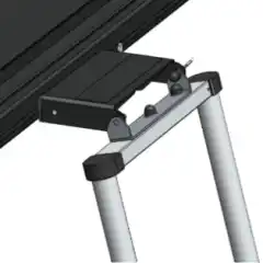 Alu-Cab stigefeste forlenger til LT-50 taktelt.<br><br>På grunn av den slanke karakteren til dette teltet har Alu-Cab designet en forlengelsesbrakett som lar deg montere stigen til teltet på større/bredere kjøretøy.