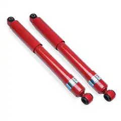 Originale støtdempere bak avmontert fra ny Toyota Hilux GR 2023 modell før ombygging.<br>Passer til Toyota Hilux fra 2006 og nyere<br><br><strong>Delenummer 48531-YY010 og 48531-8Z024</strong><br><strong>Selges som sett</strong>